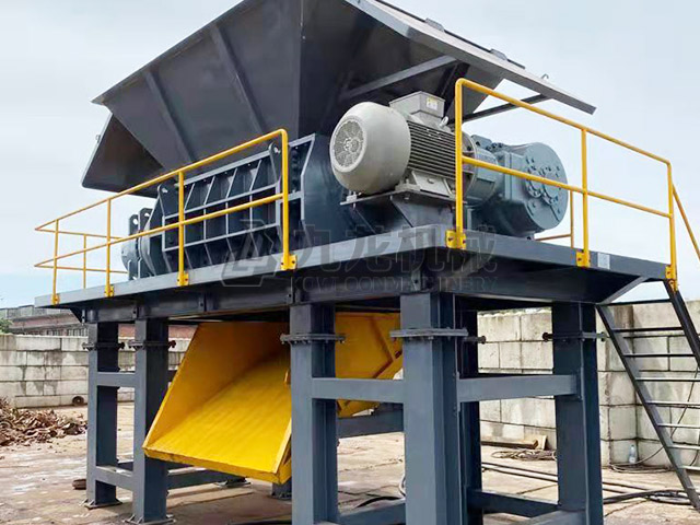 金属撕碎机提高了废弃金属资源的再利用率