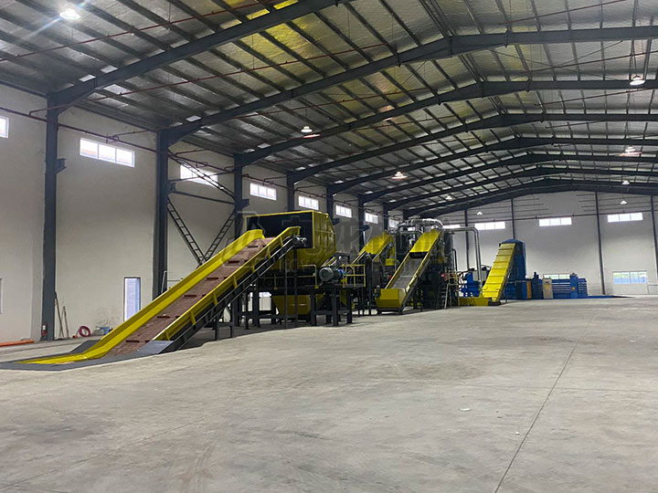 废纸干法制浆生产线